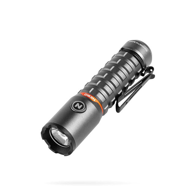 NEBO Redline Torchy 2K, 2000 Lumen Pocket, Rechargeable LED, Water & Impact Resistant Flashlight for EDC with Smart Power Control, Power Memory Recall, Removable Clip for Camping, Hunting, Hiking
