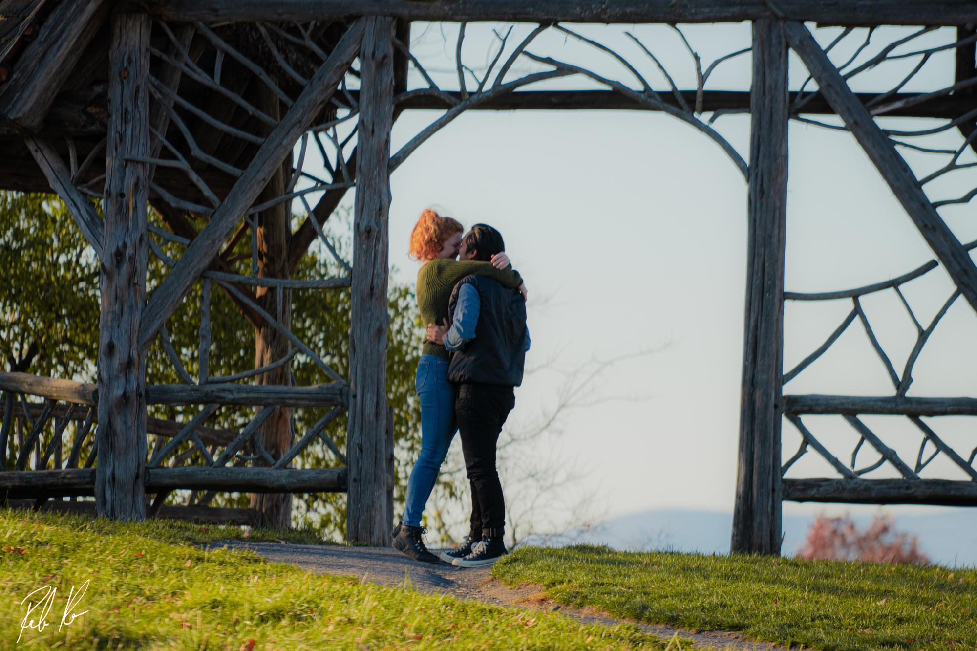 Right after Hannah said "Yes!"