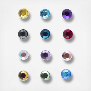 Bling Magnetic Assorted Wine Charm, Set of 12