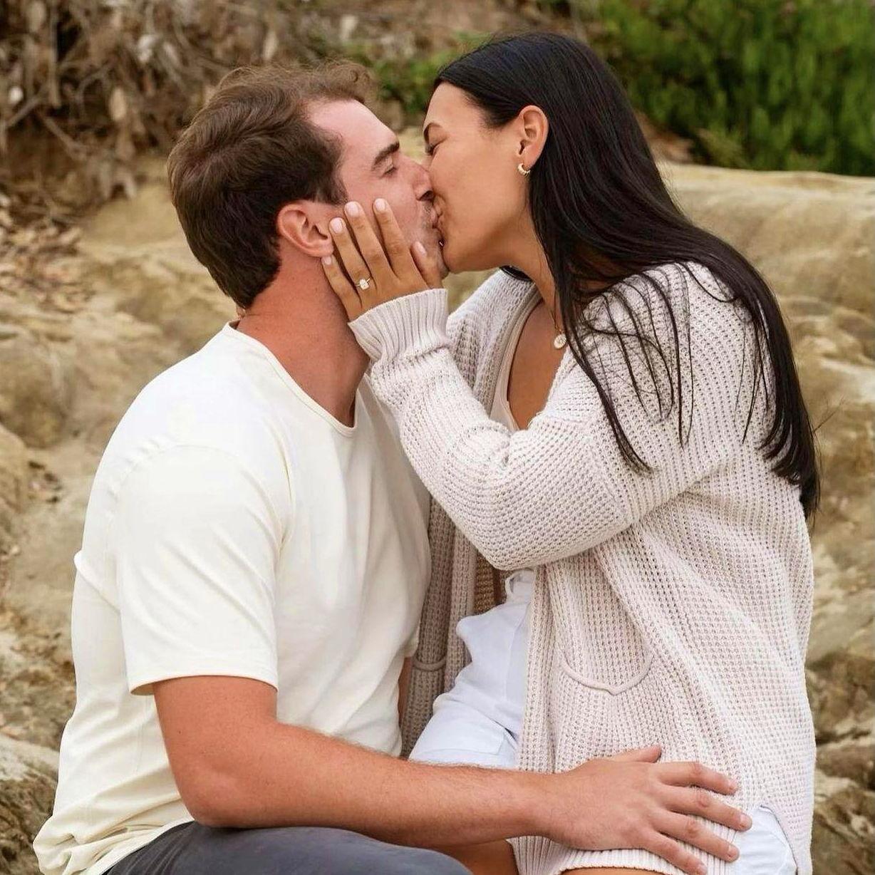 Soaking in our engagement!