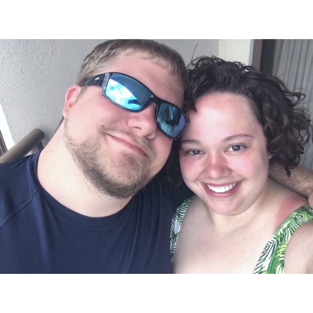 Our first vacation together! Kyle joined my family and me on a trip to Myrtle Beach in the summer of 2019. A month later, we moved in together.
