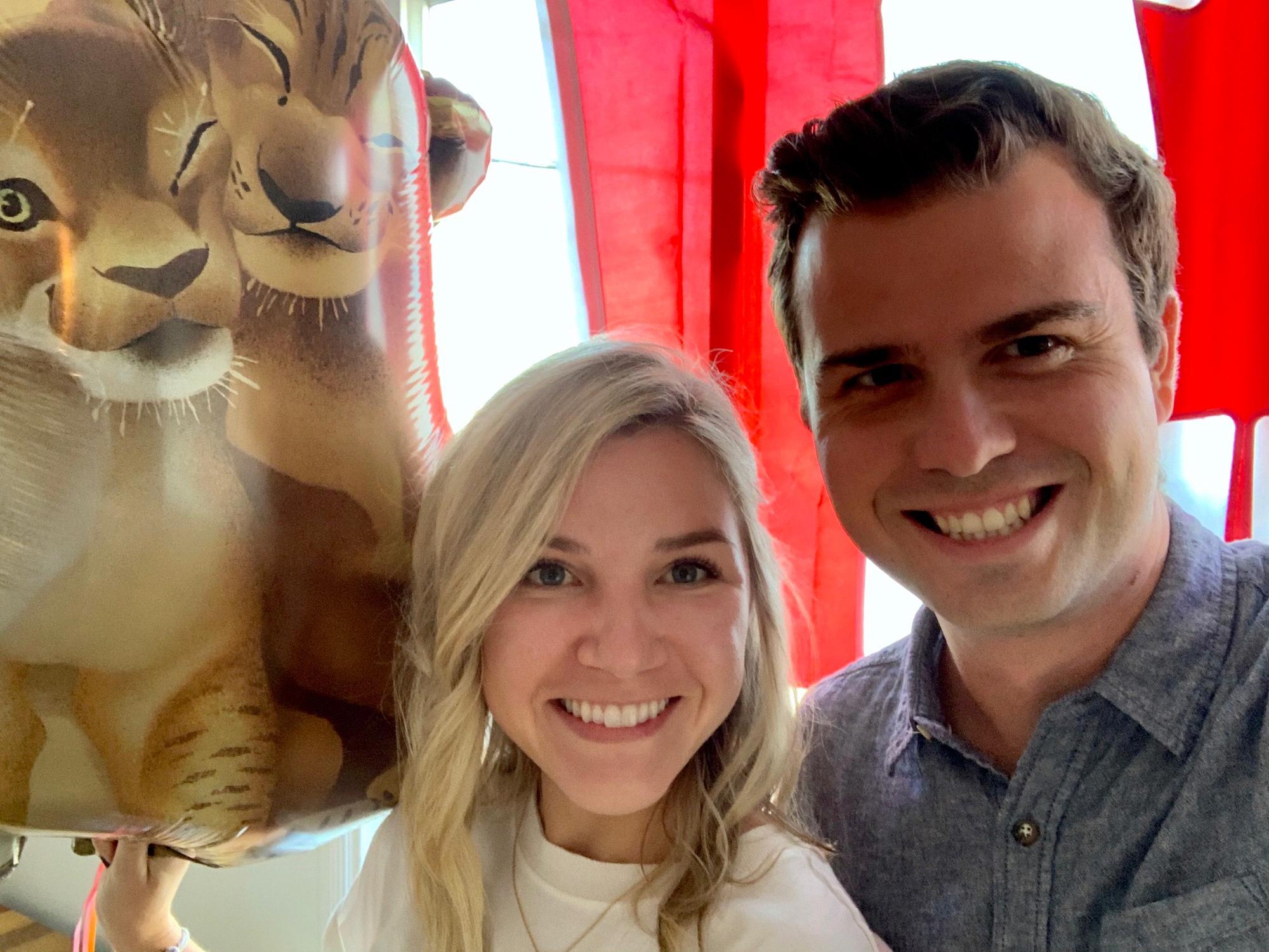 Canadian Thanksgiving/Lion King themed engagement party at Julie's sister and brother-in-law's house in San Francisco!