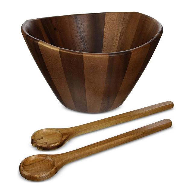 Lipper International Large Wave Bowl with Servers