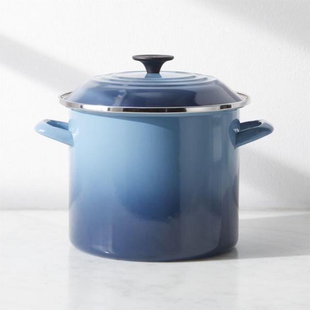 Le Creuset ® Oyster 8-Qt. Enameled Stock Pot
