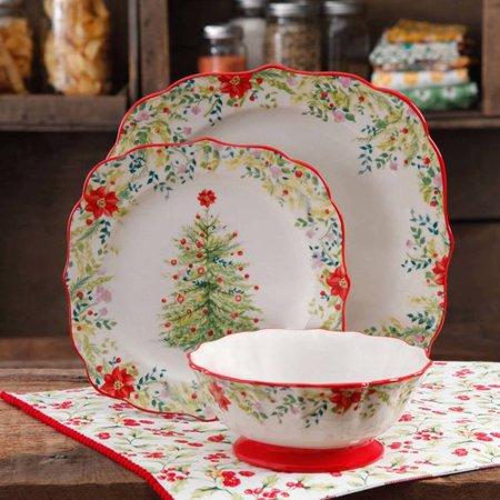 The Pioneer Woman Holiday Cheer 12-Piece Dinnerware Set