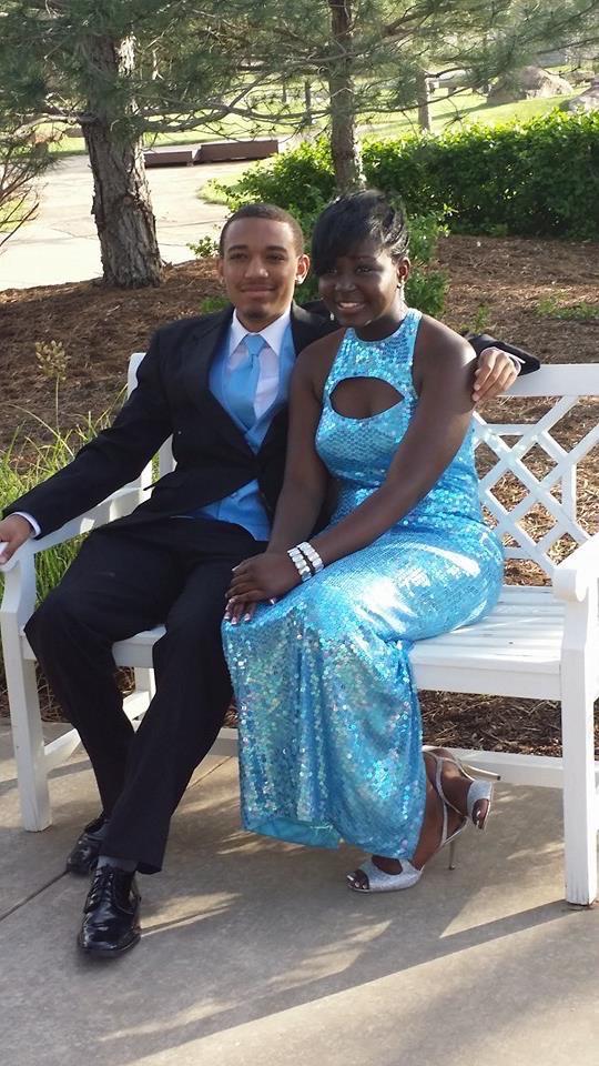 Our first prom together.
