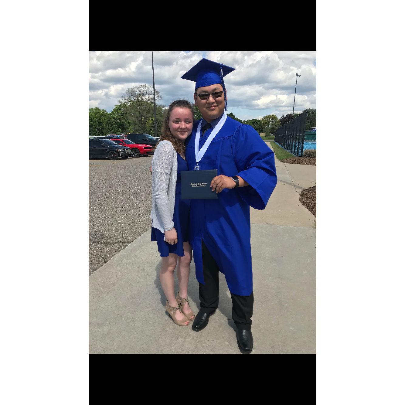 Karls High school graduation.