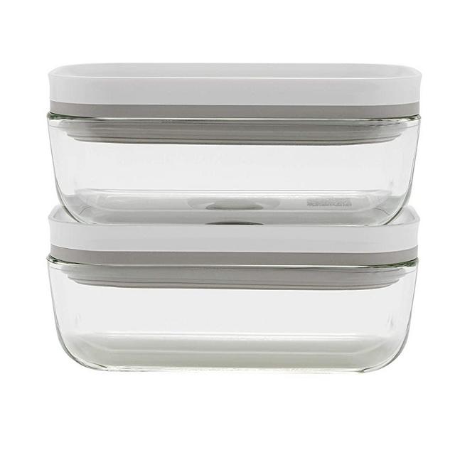 ZWILLING Fresh & Save 2-PC Glass Vacuum Food Storage Box - Small
