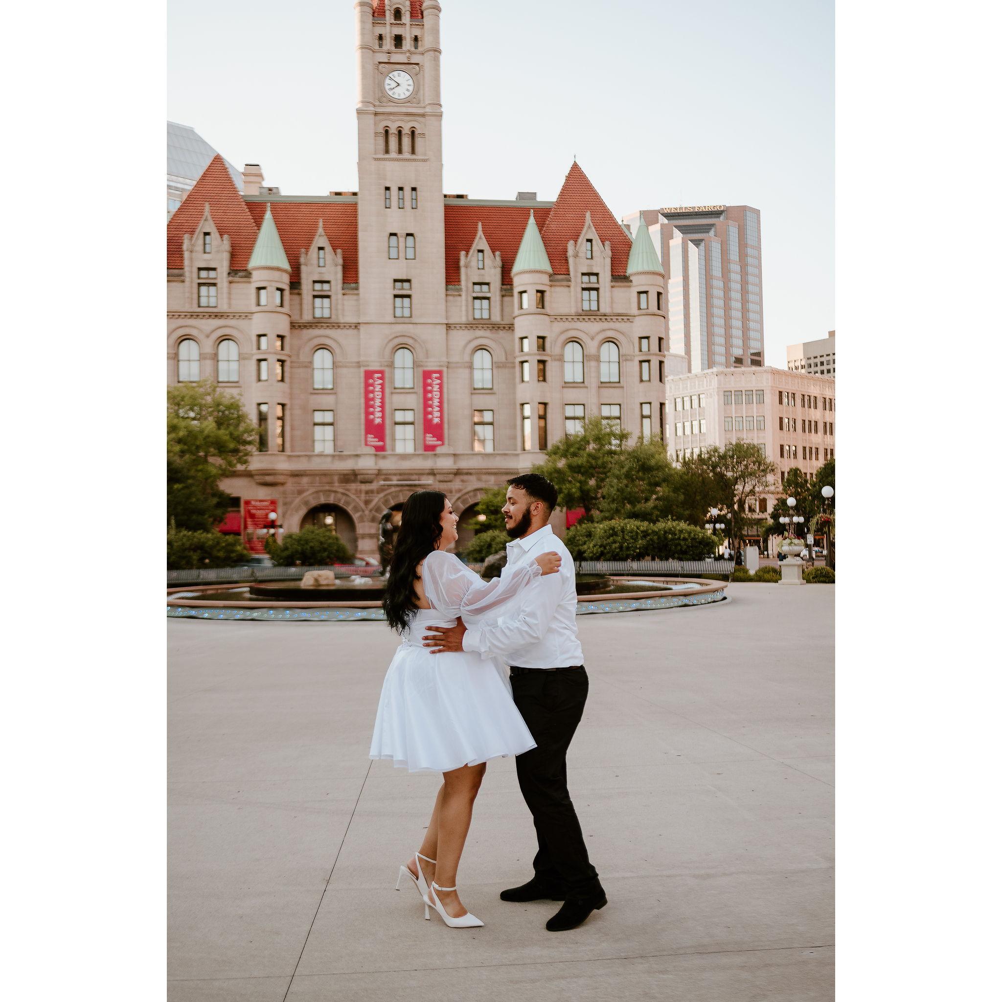 Engagement Photos by: Abby Dominguez Photography.