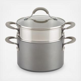 Elementum Nonstick Covered Multipot with Steamer Insert