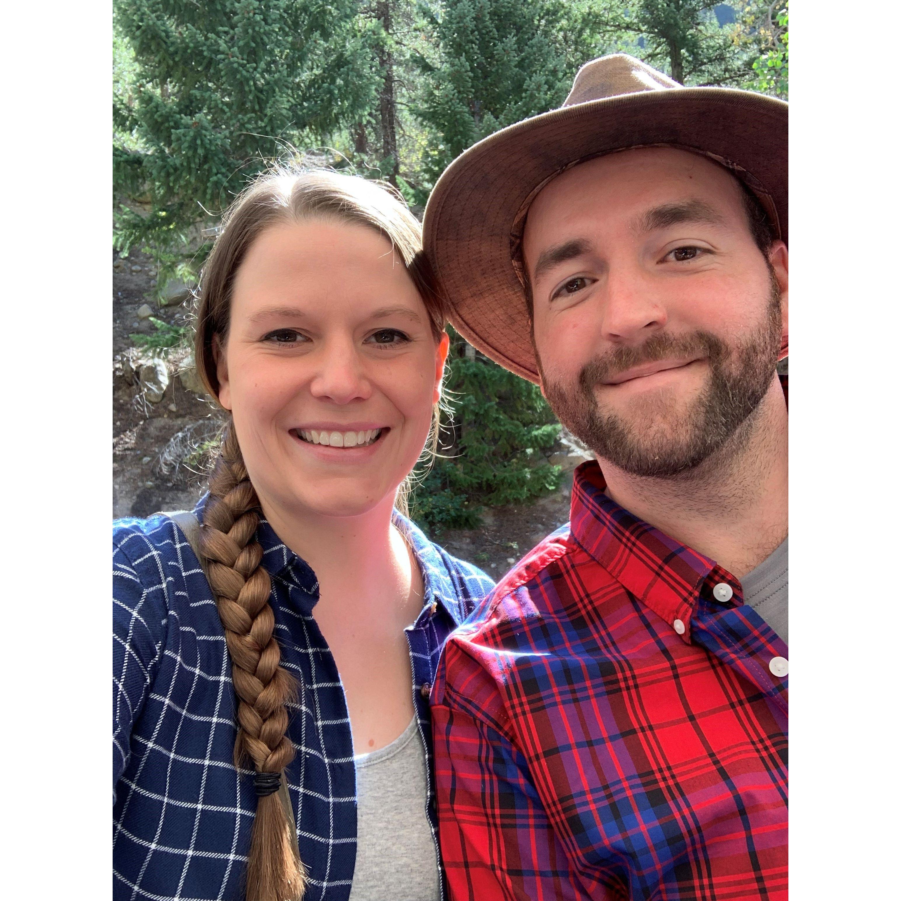 Celebrating the fall foliage near Breckenridge