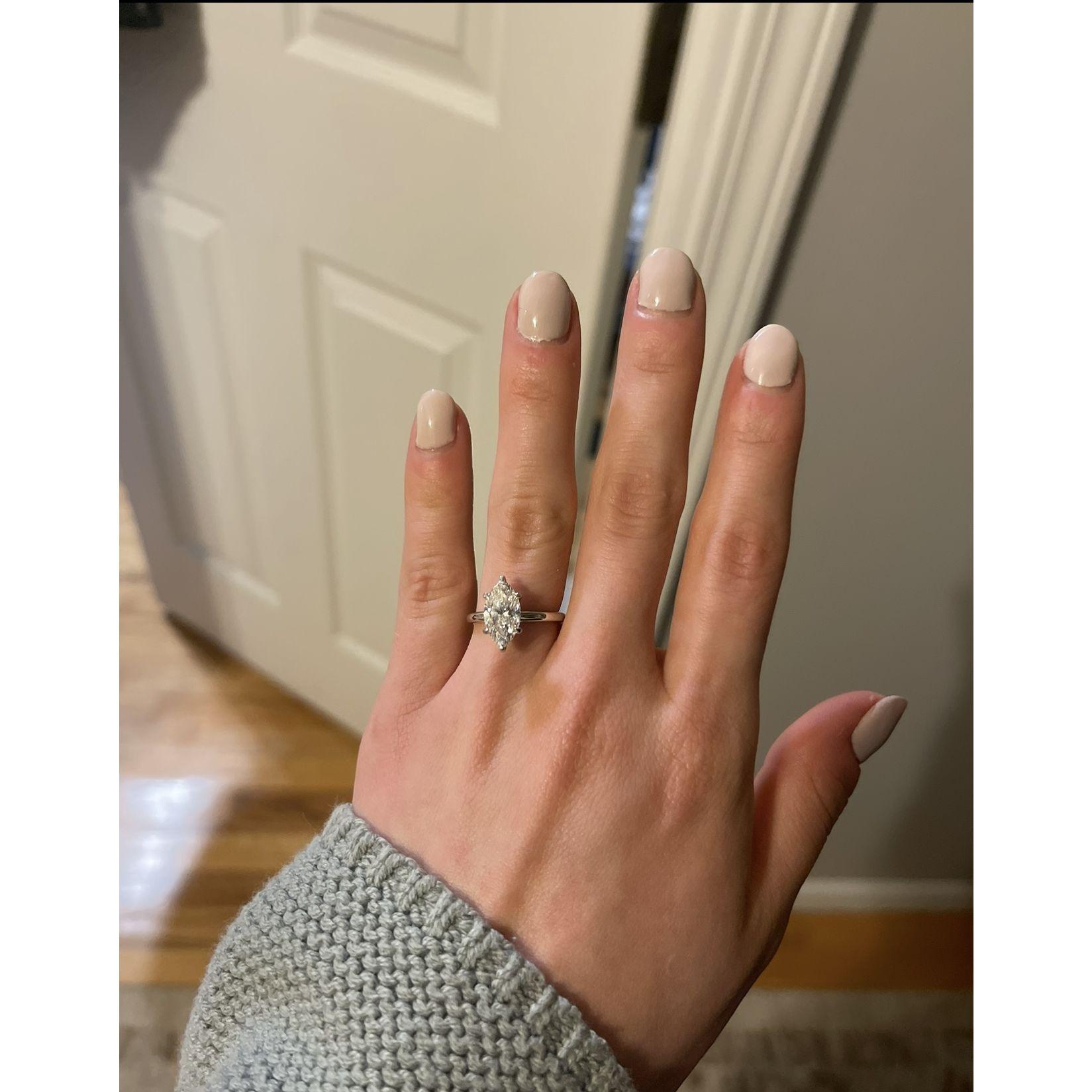 The only photo Elise took on the night of the engagement, January 7th 2023.