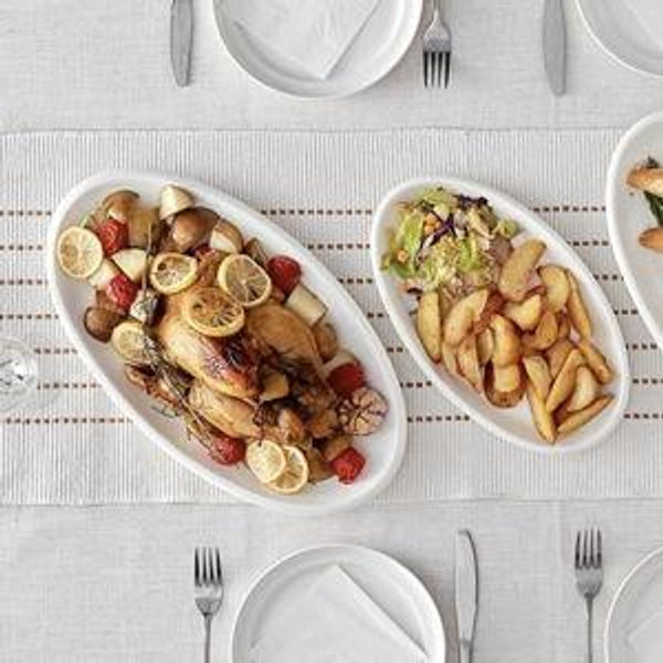 Shabbat serving dishes