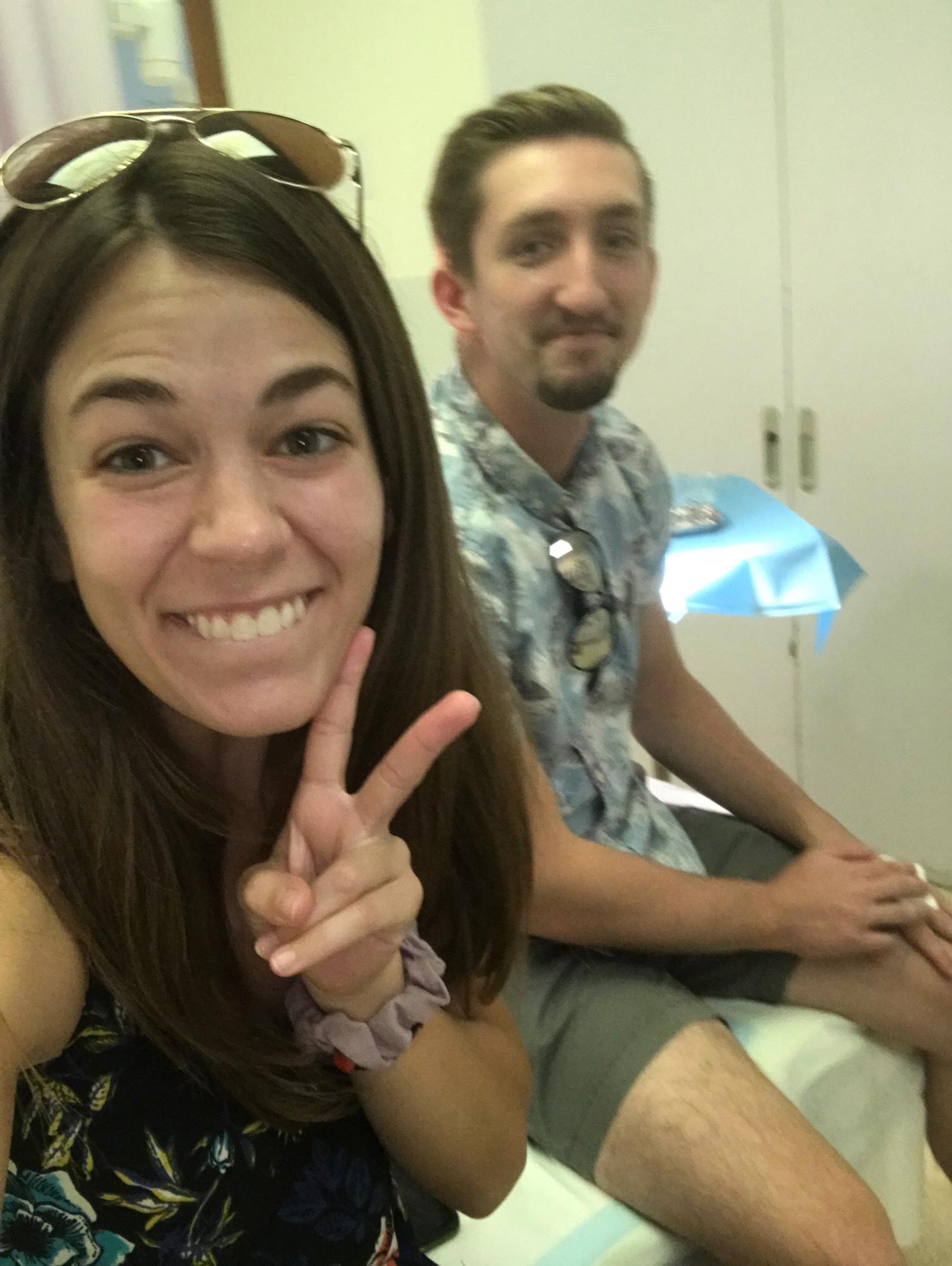 Our first trip to the emergency room together happened in Shanghai.