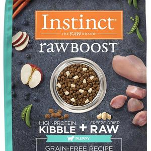Instinct Raw Boost Puppy Grain Free Recipe with Real Chicken Natural Dry Dog Food by Nature's Variety, 10 lb. Bag