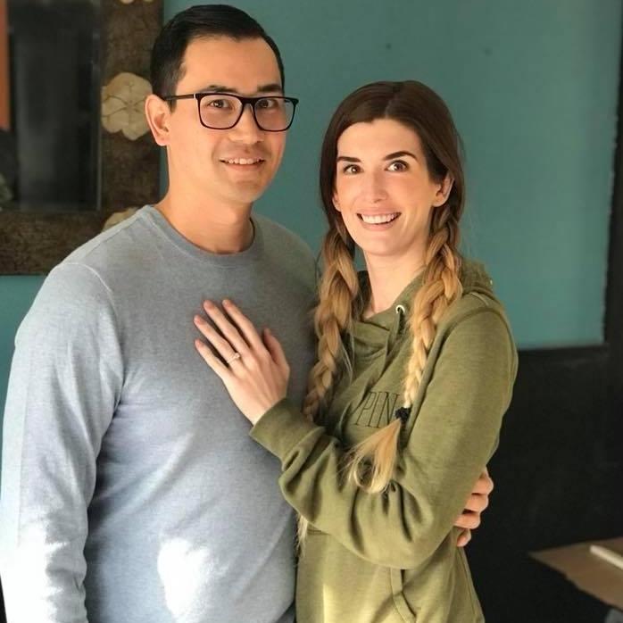 The day he proposed! I was TOTALLY shocked!