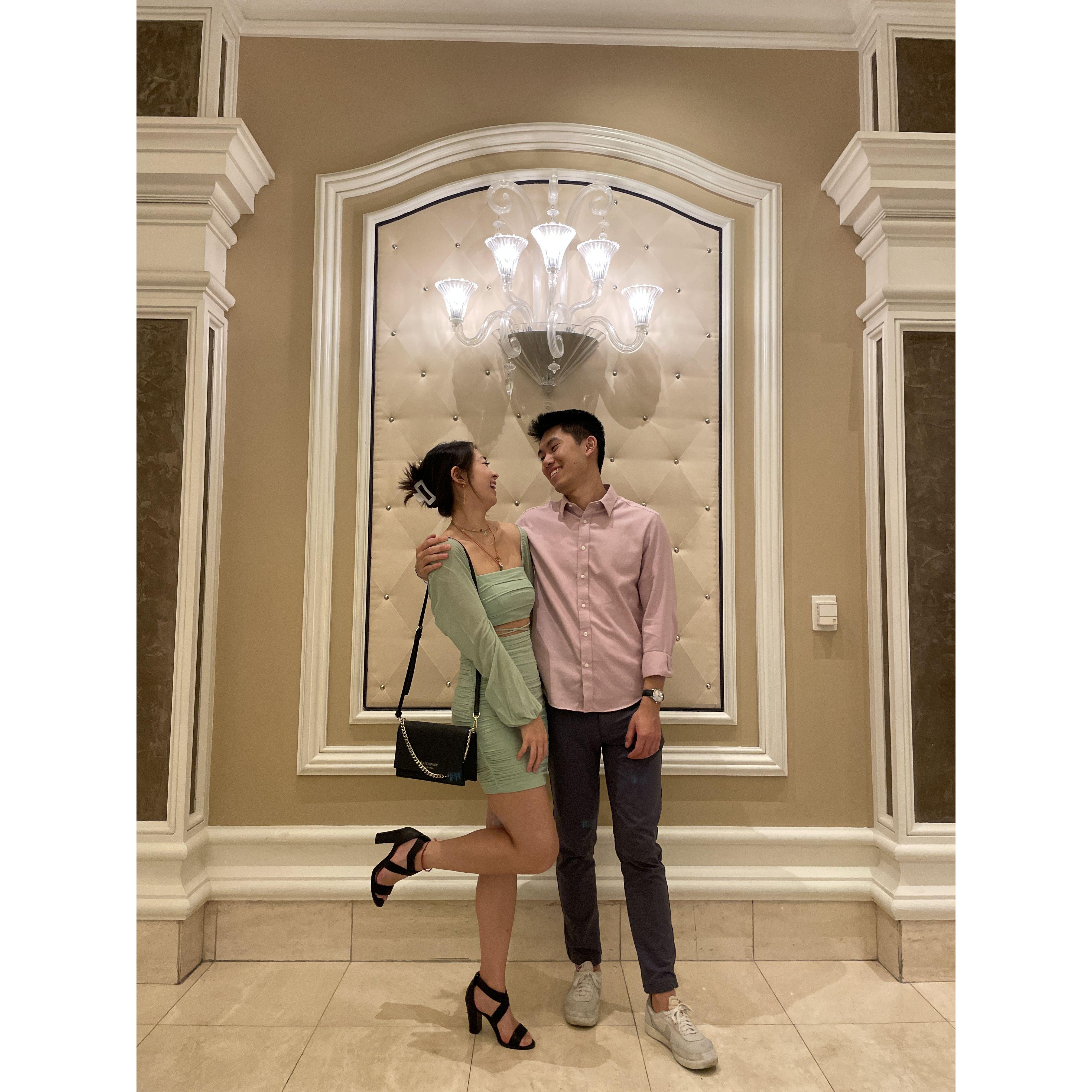 First time in Vegas together!