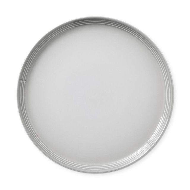 Le Creuset Coupe Dinner Plate, Each, French Grey