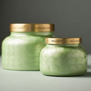 Capri Blue Volcano Green Capiz Jar Candle