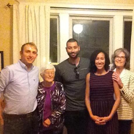 Amanda's birthday with the whole family - 2016