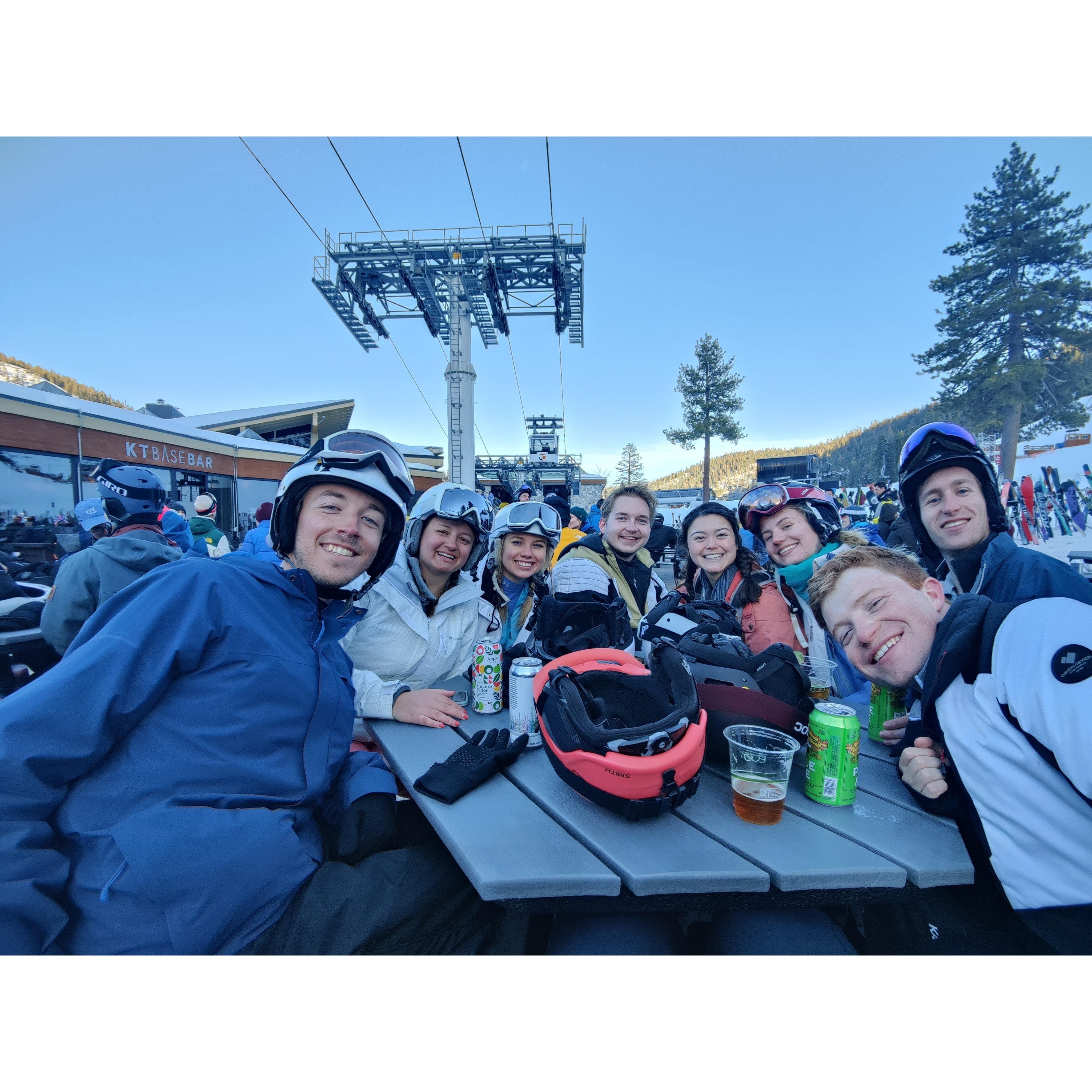 From one of our now annual ski trips with Purdue friends