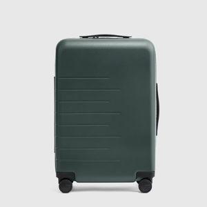Carry-On Suitcase in Dark Green & Navy