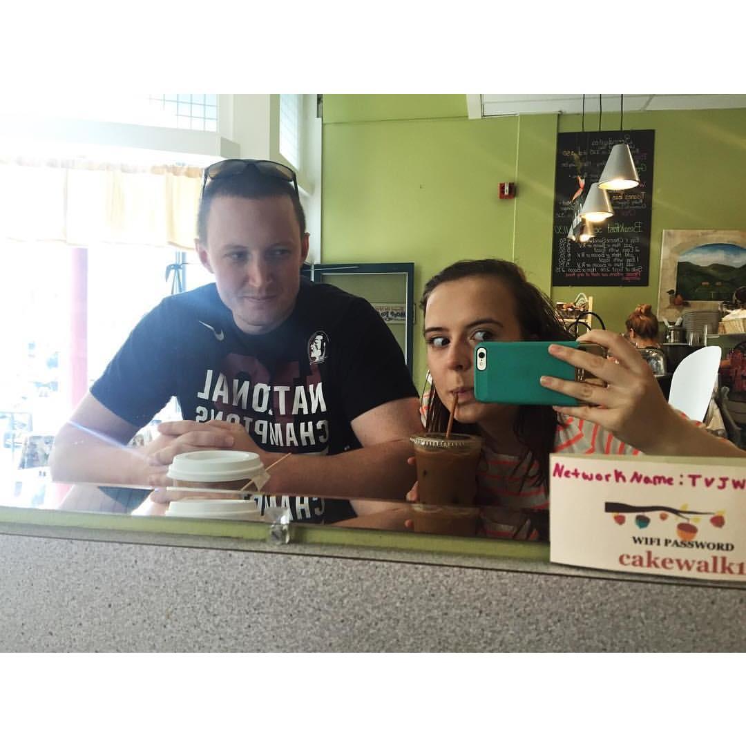 A very accurate photo of our relationship.
