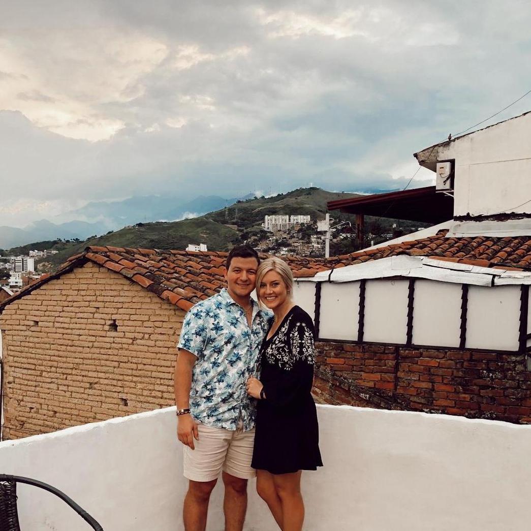 Our 2nd Christmas together--spent visiting David's familia in Cali, Colombia.