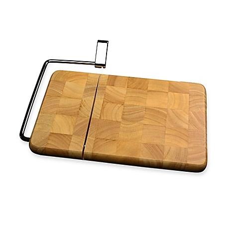 Prodyne Butcher Block End Grain Beechwood Cheese Slicer