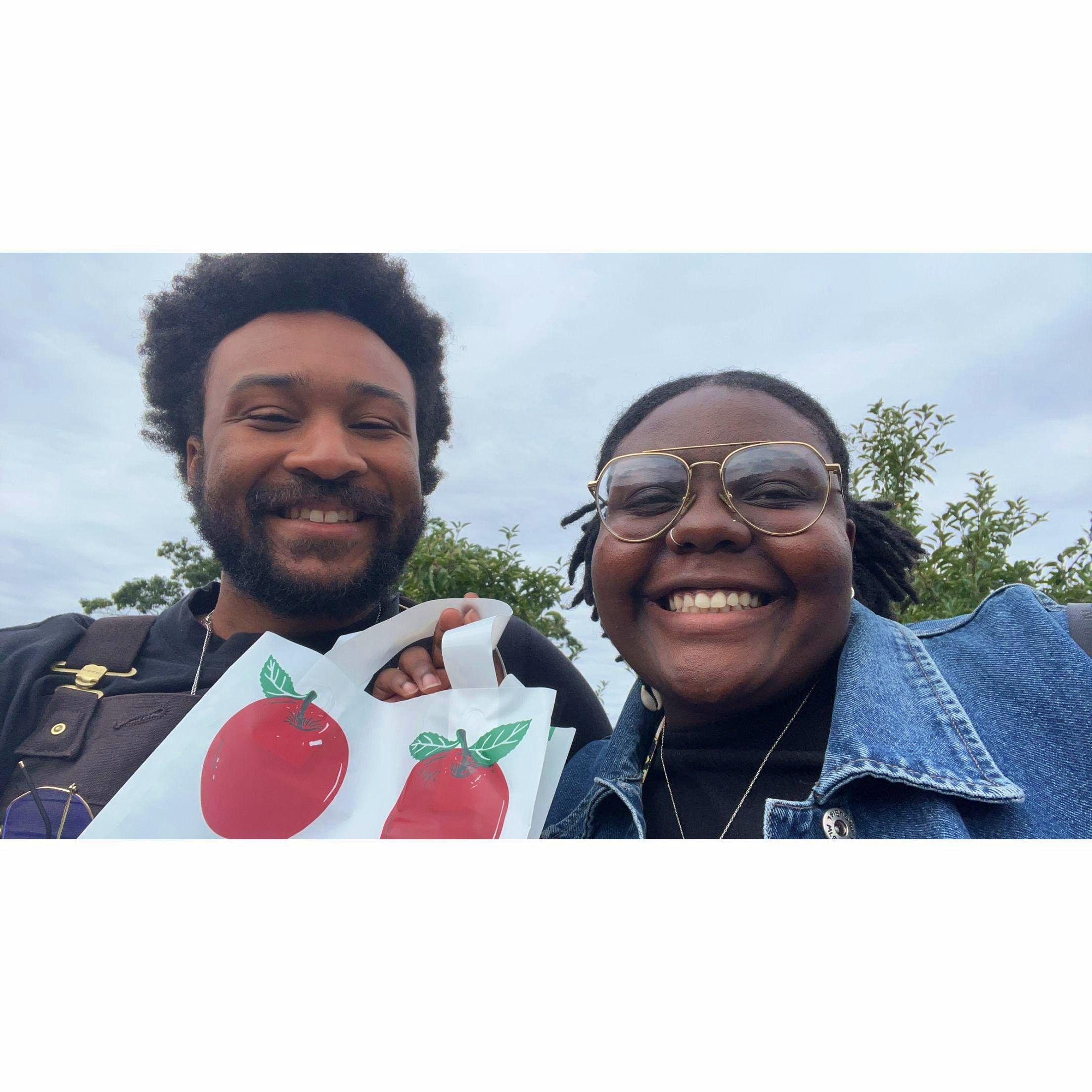 Apple picking