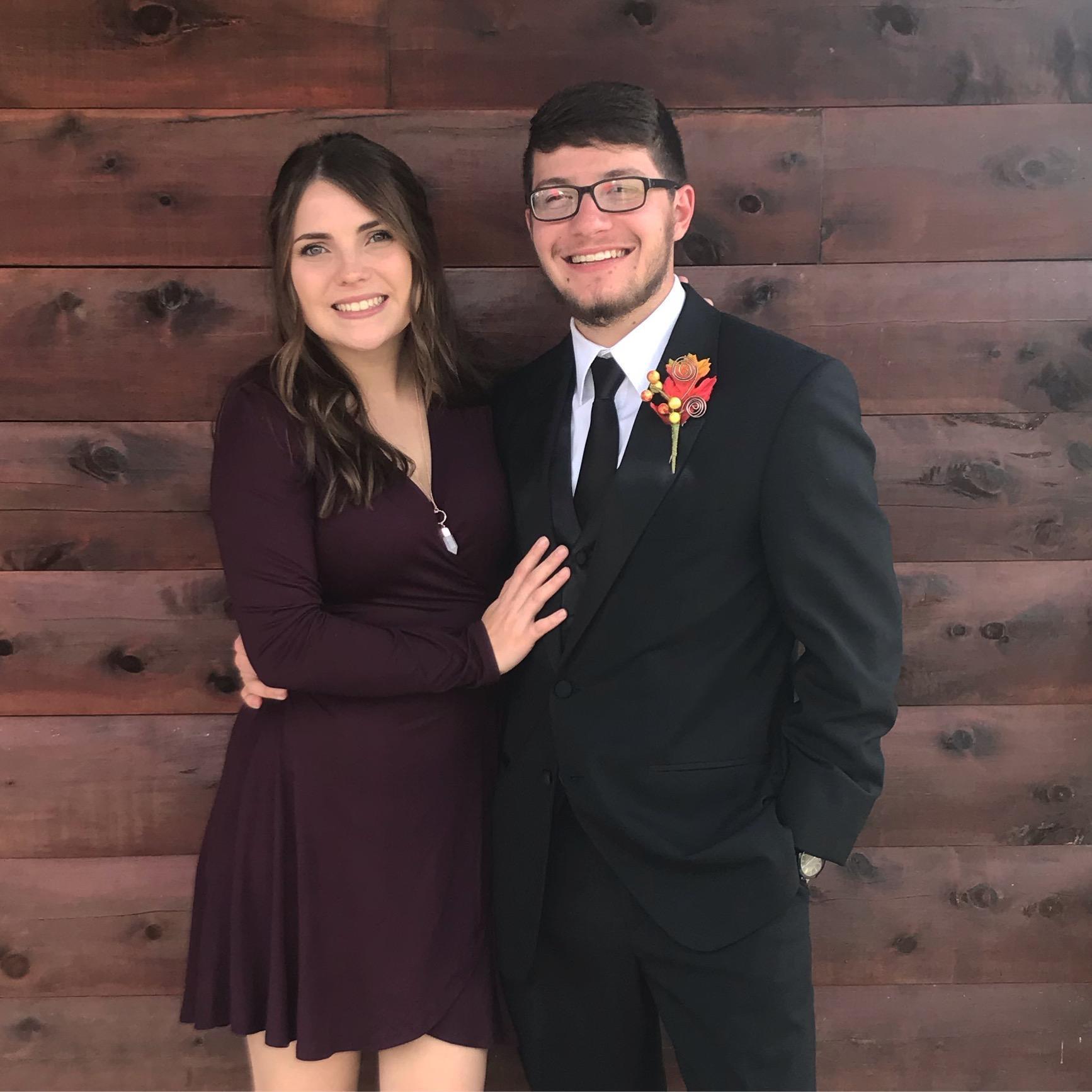 Us at our close friends wedding!