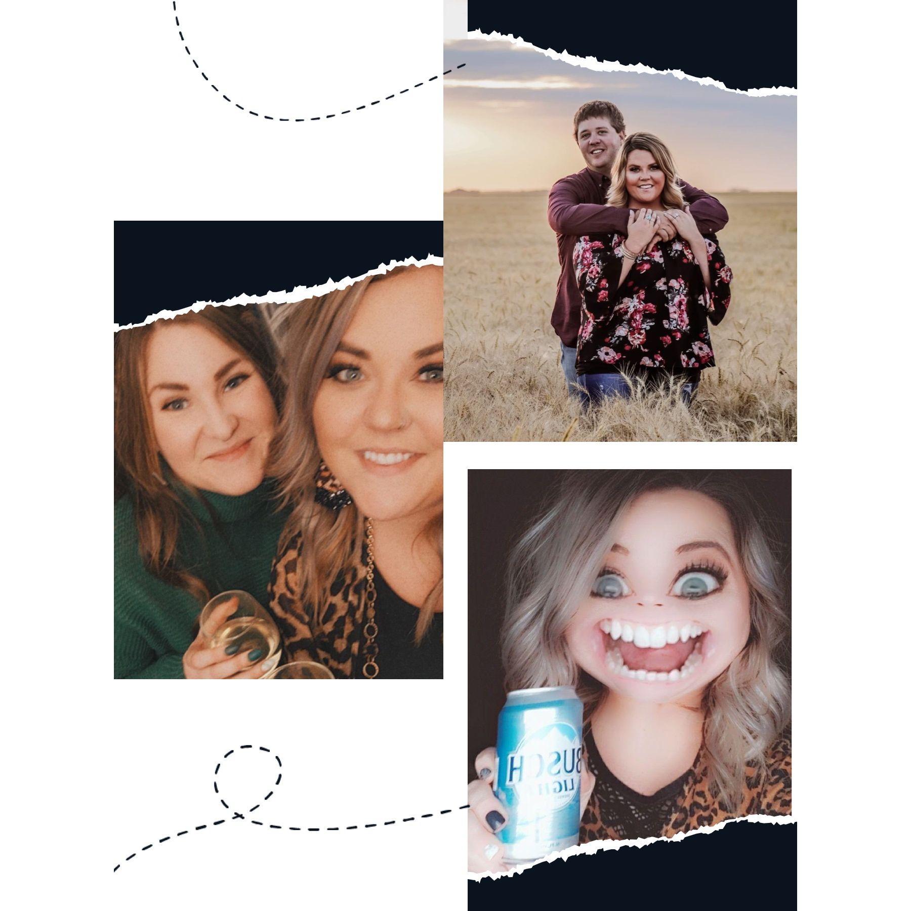 Casie Vollmer, bridesmaid and sister of the groom.