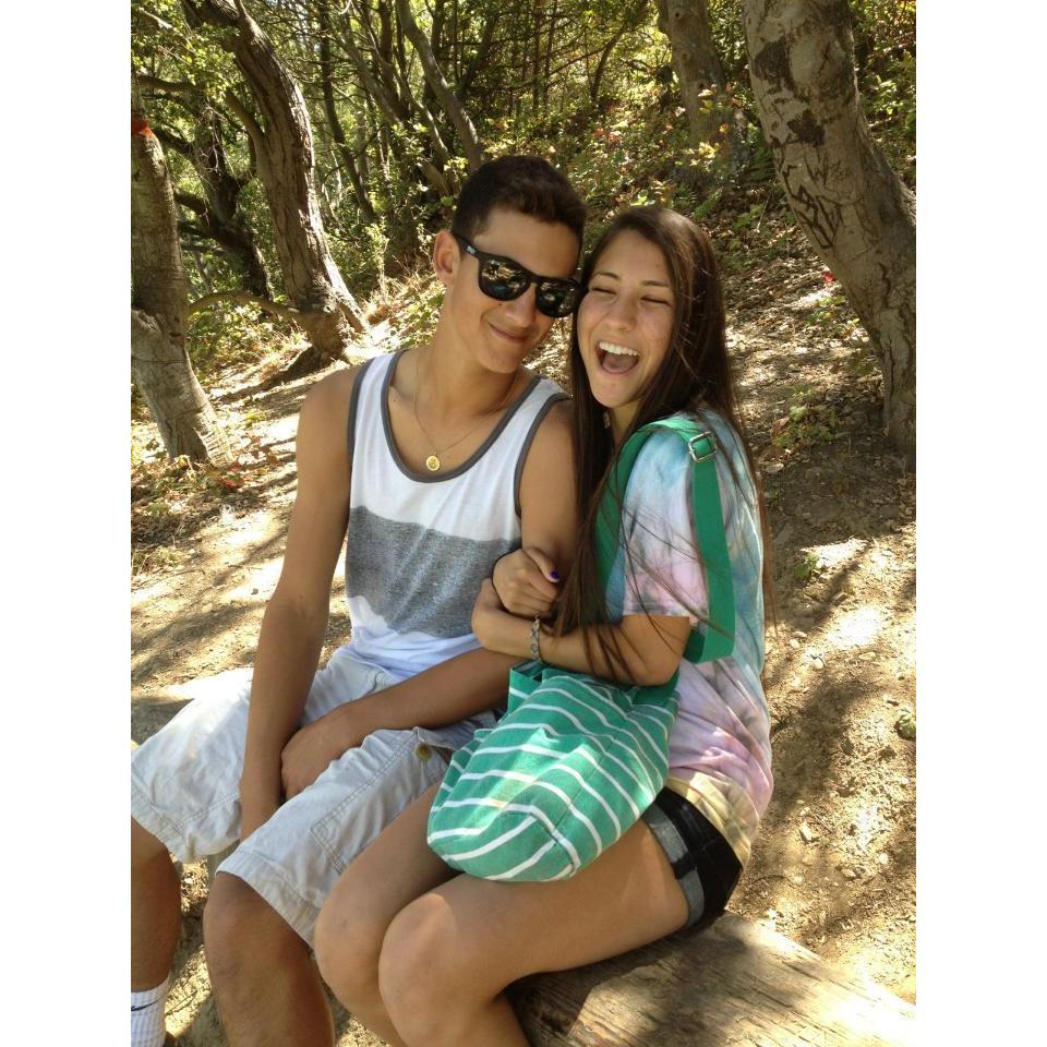 One of our first dates at Lake Chabot :)