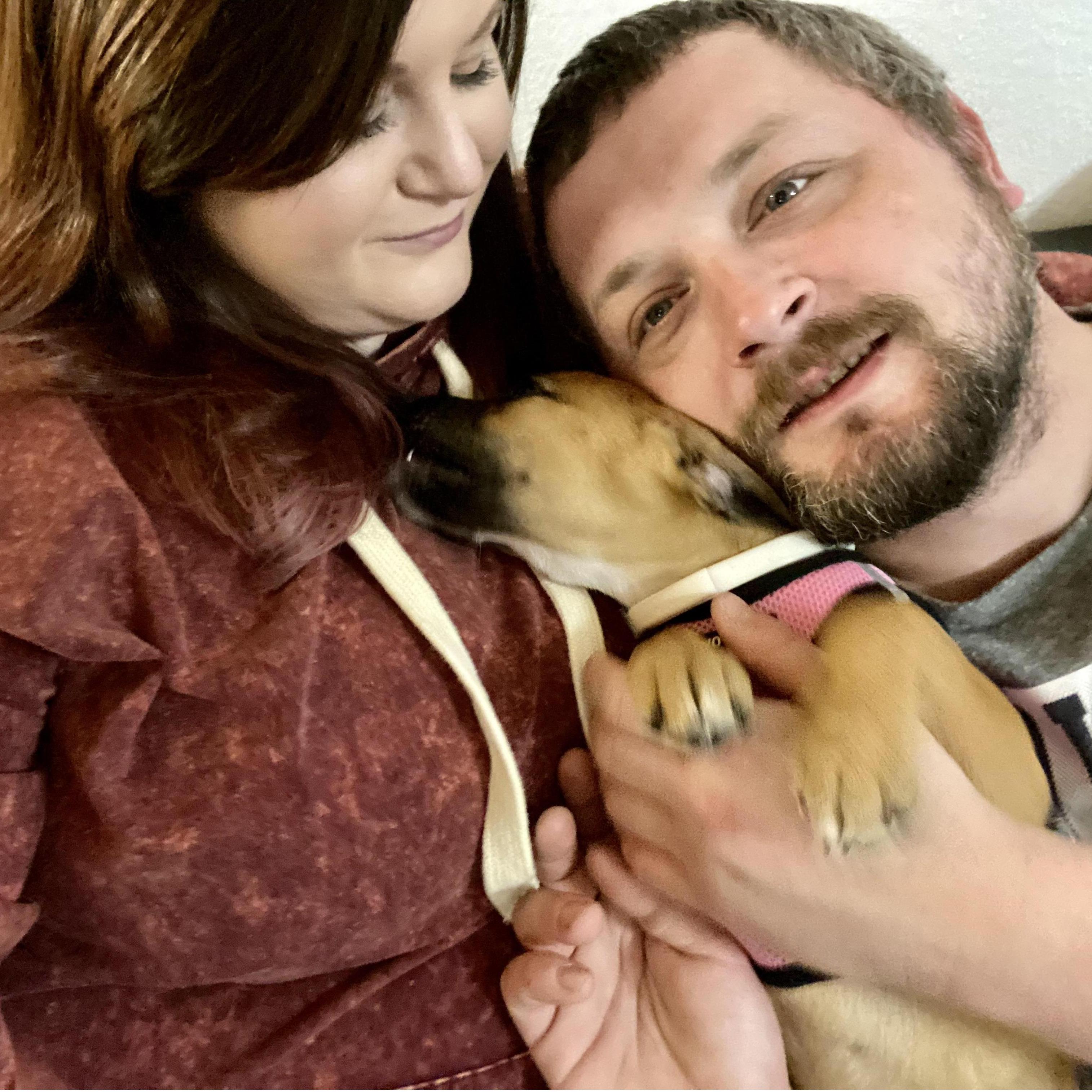Our baby ... we got a puppy together In February 2021. Her name is Juliet.