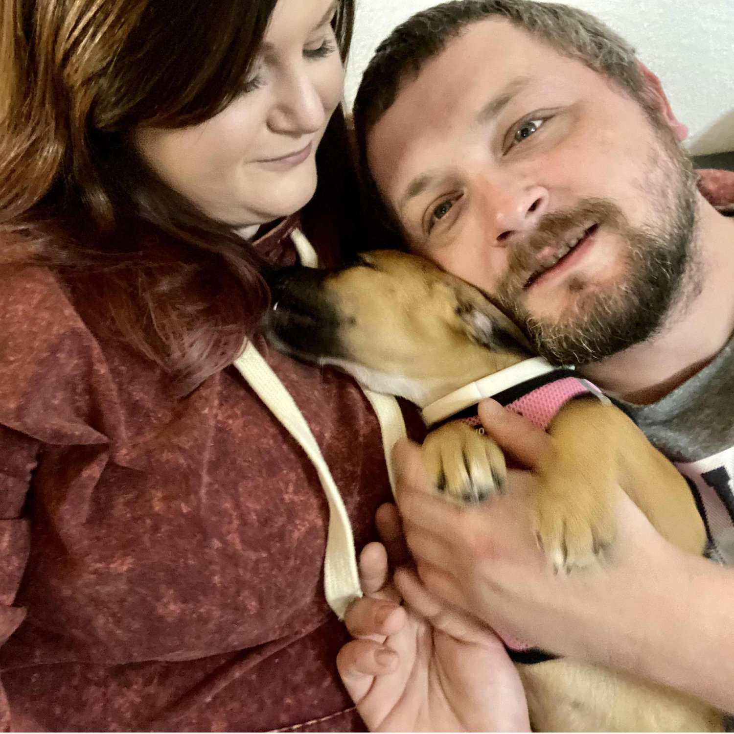 Our baby ... we got a puppy together In February 2021. Her name is Juliet.