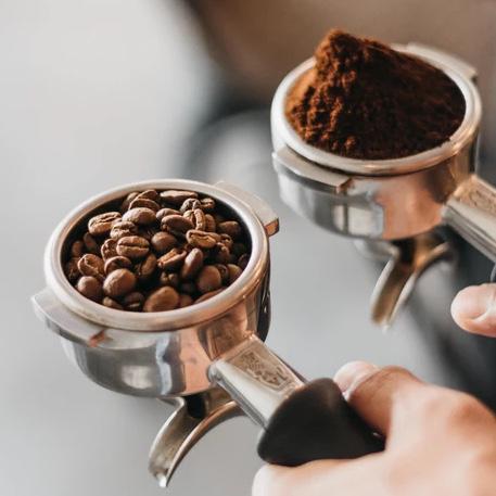 Fresh coffee beans for our new espresso machine