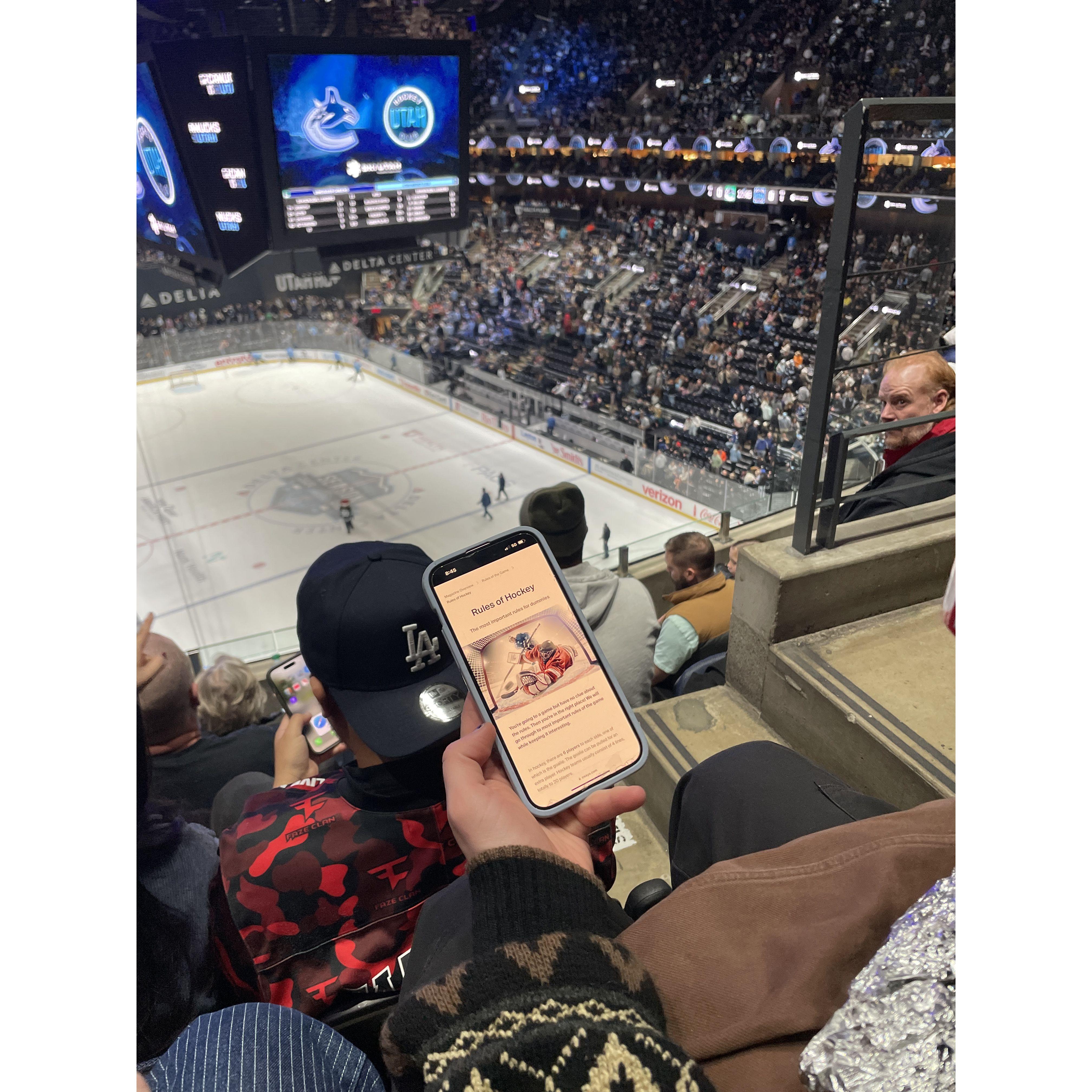 Reed and I decided that while we were here, we might as well get an idea of the rules.