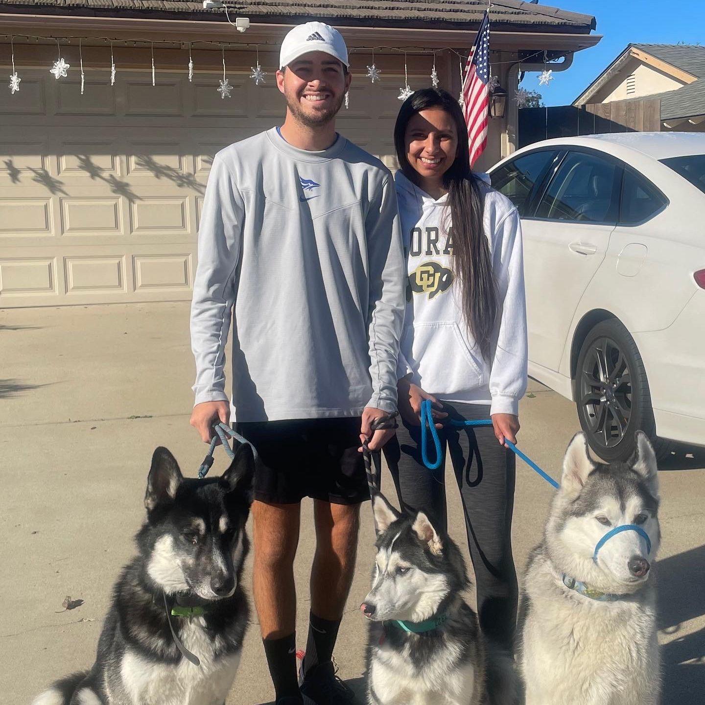 Max, Athena, and Hunter