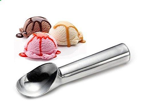 Ice Cream Scoop with Modern Heat-Conducting Aluminum Ergonomic Handleby Sw Cookware: Scoops IceCream Easily| 2 Ounce Portion| One-Piece Design/No Springs To Replace