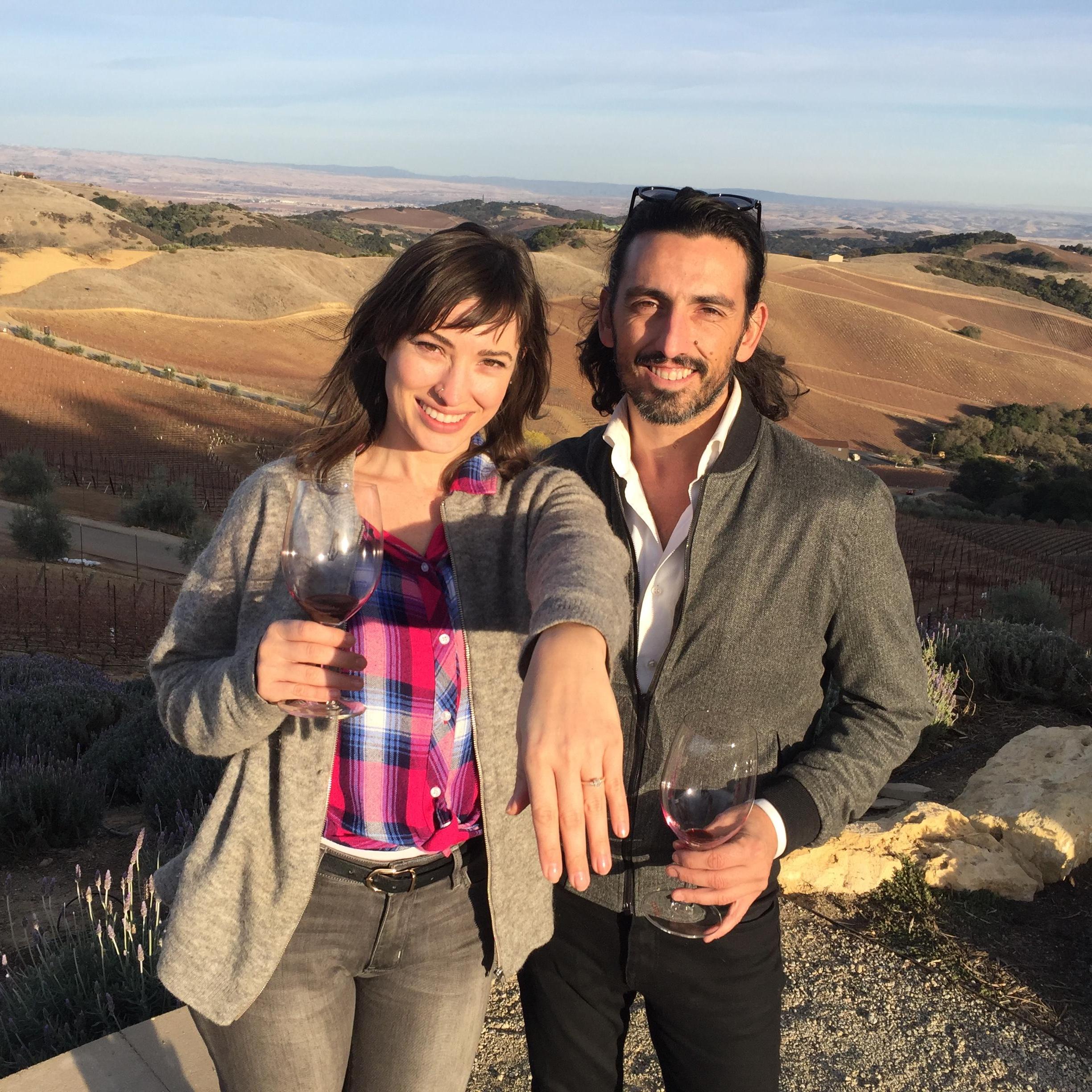 Renato proposed on December 22, 2017 at Daou Vineyards in Paso Robles. I cried. And I cried some more of sheer happiness.