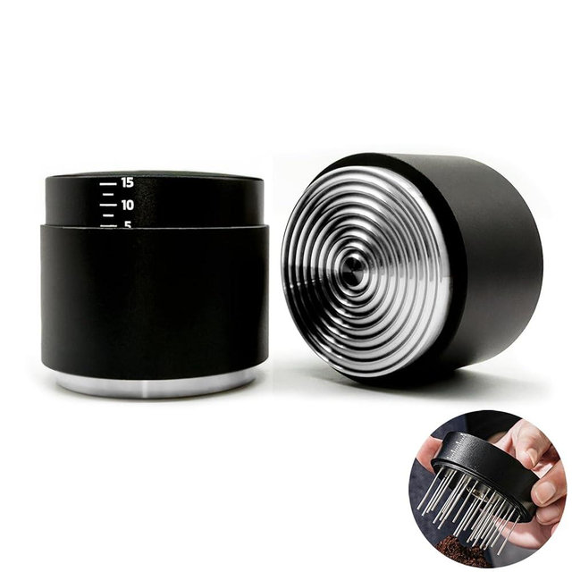 DiatZeno 51MM Espresso Accessories - WDT Tool, Coffee Distributor & Tamper set with 3-in-1 Design, 304 Stainless Steel Premium Coffee Accessories for Home Baristas & Beginners
