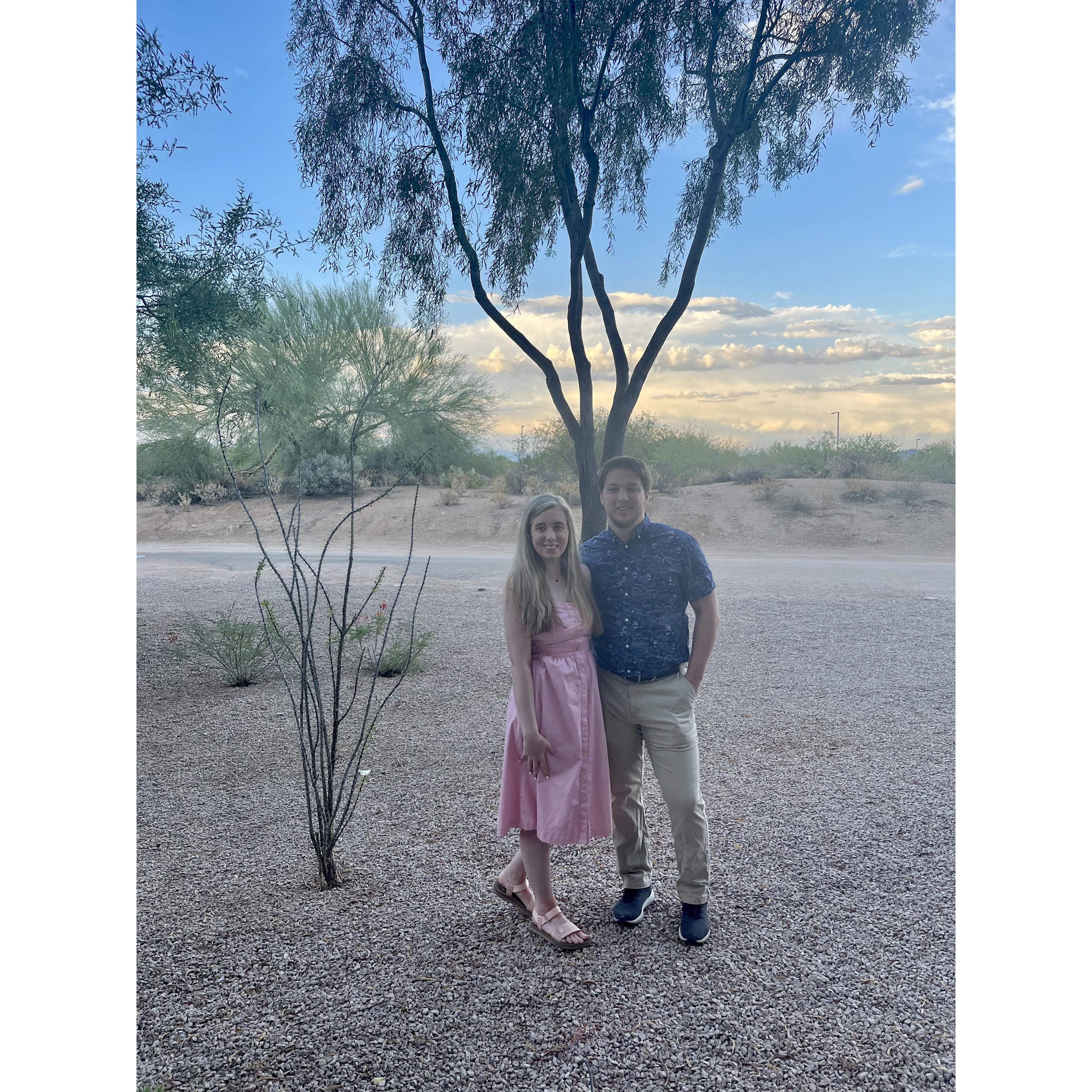 Our engagement celebration dinner