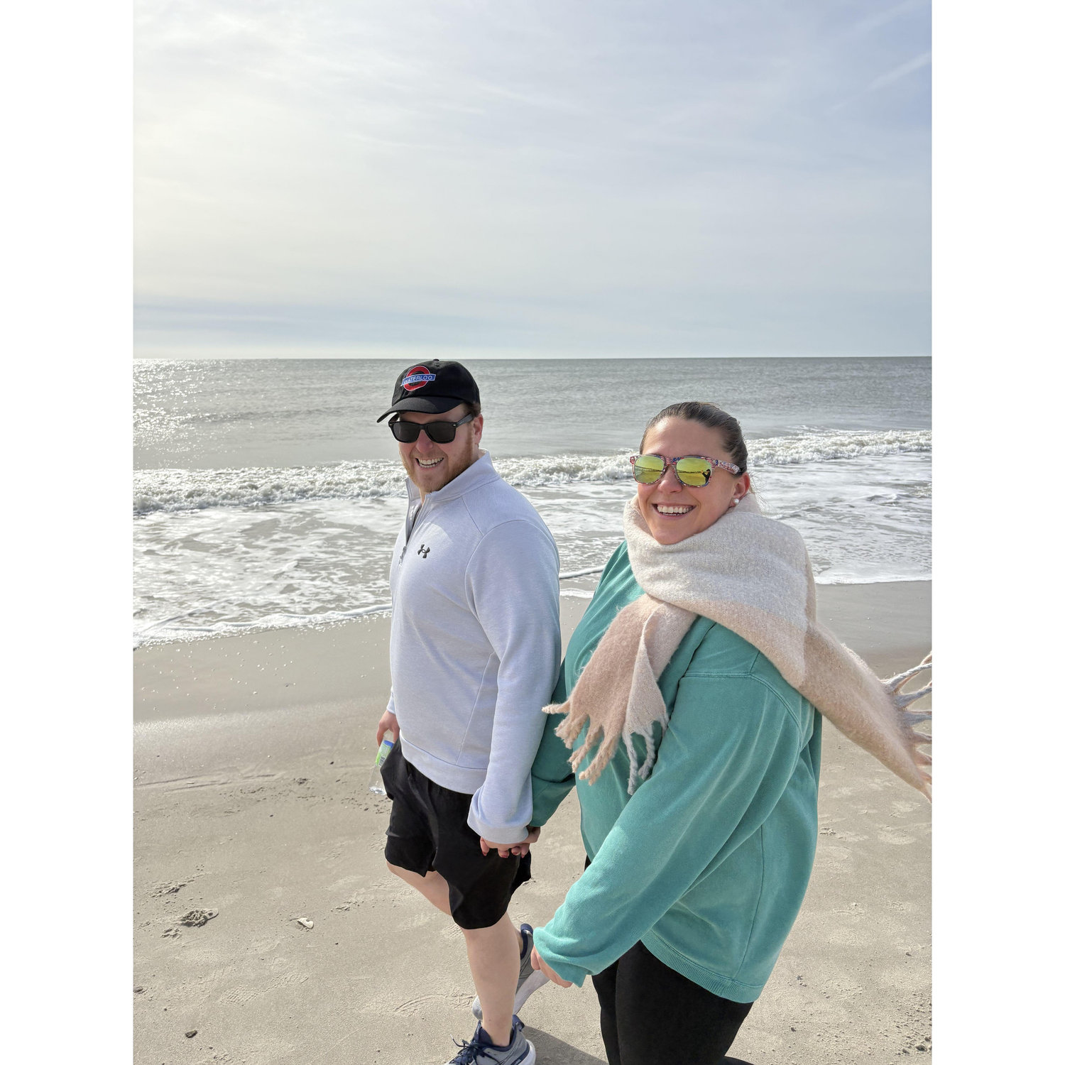 beach walks this winter