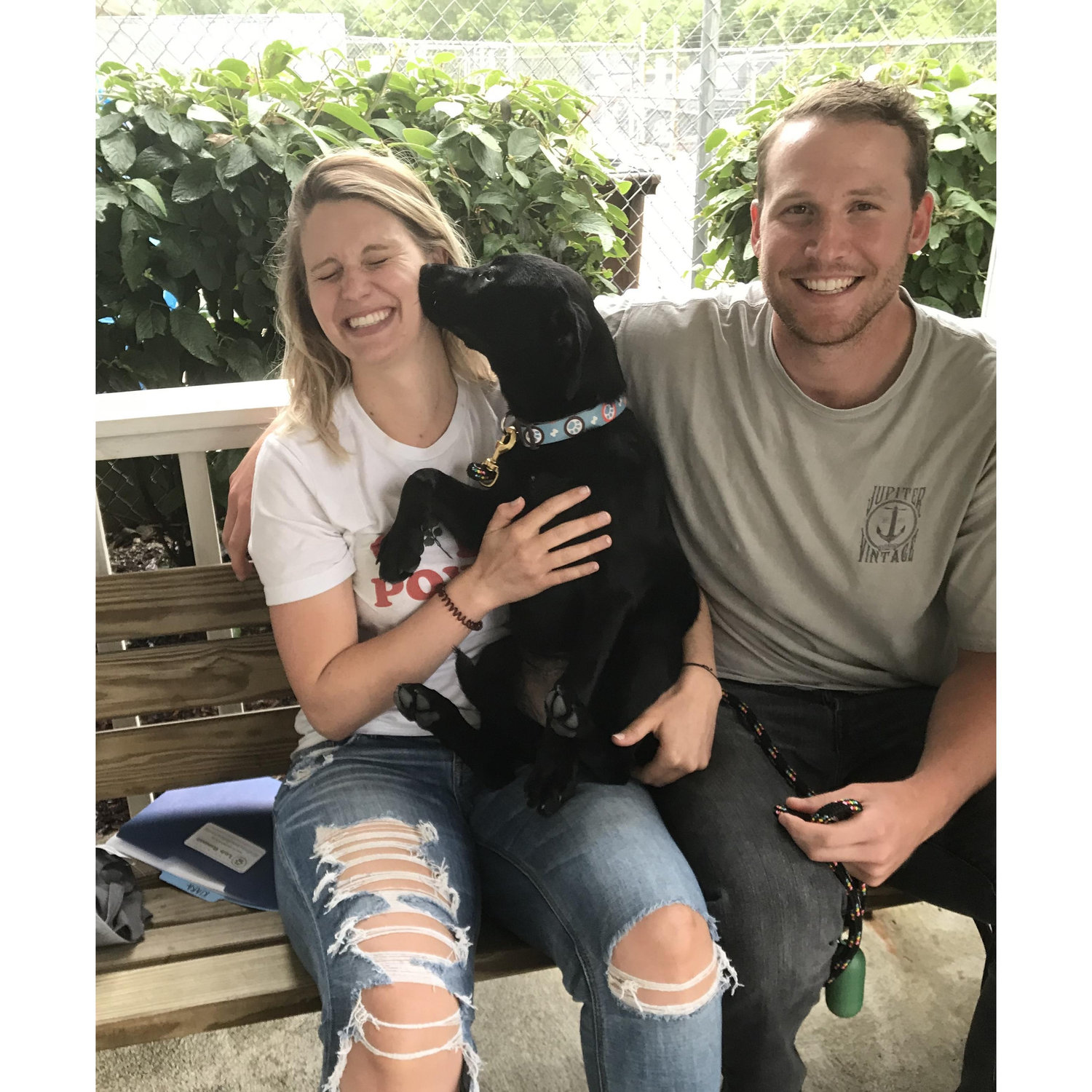 Picking up our new family member June 2018