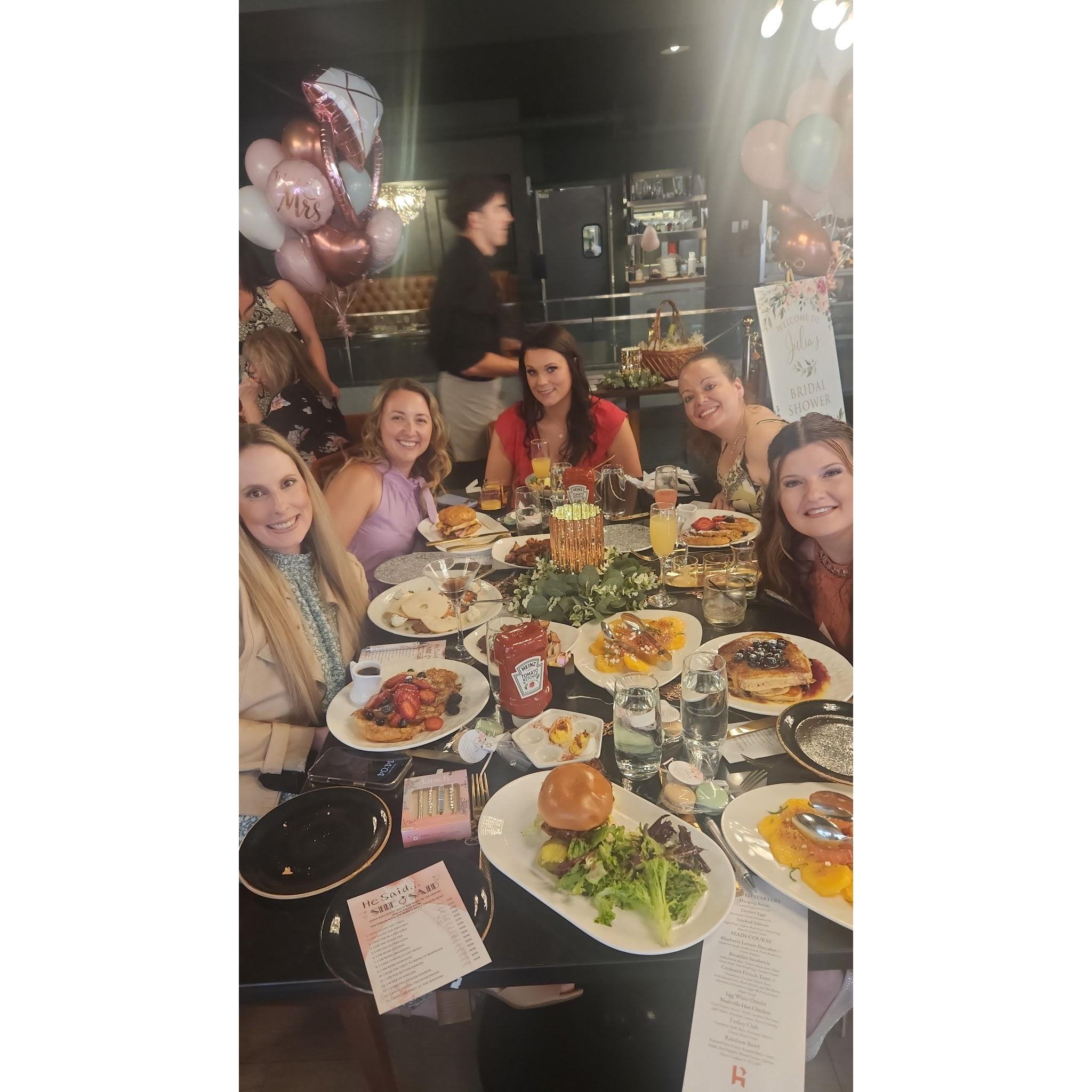 All the beautiful bridesmaids