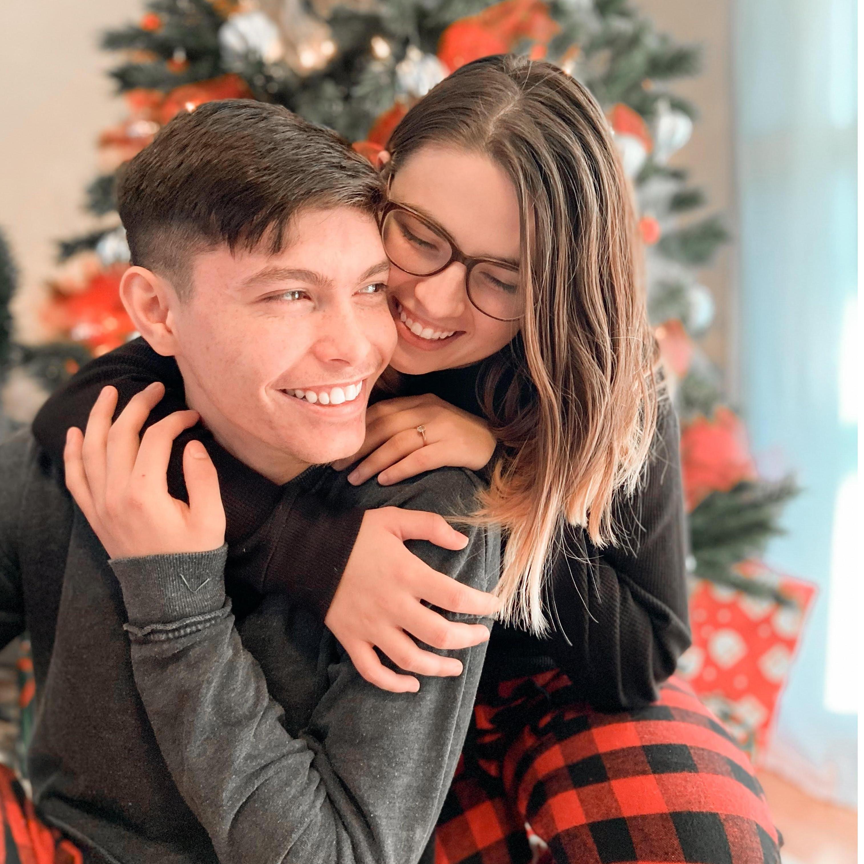Christmas 2020! The couple's first Christmas card!