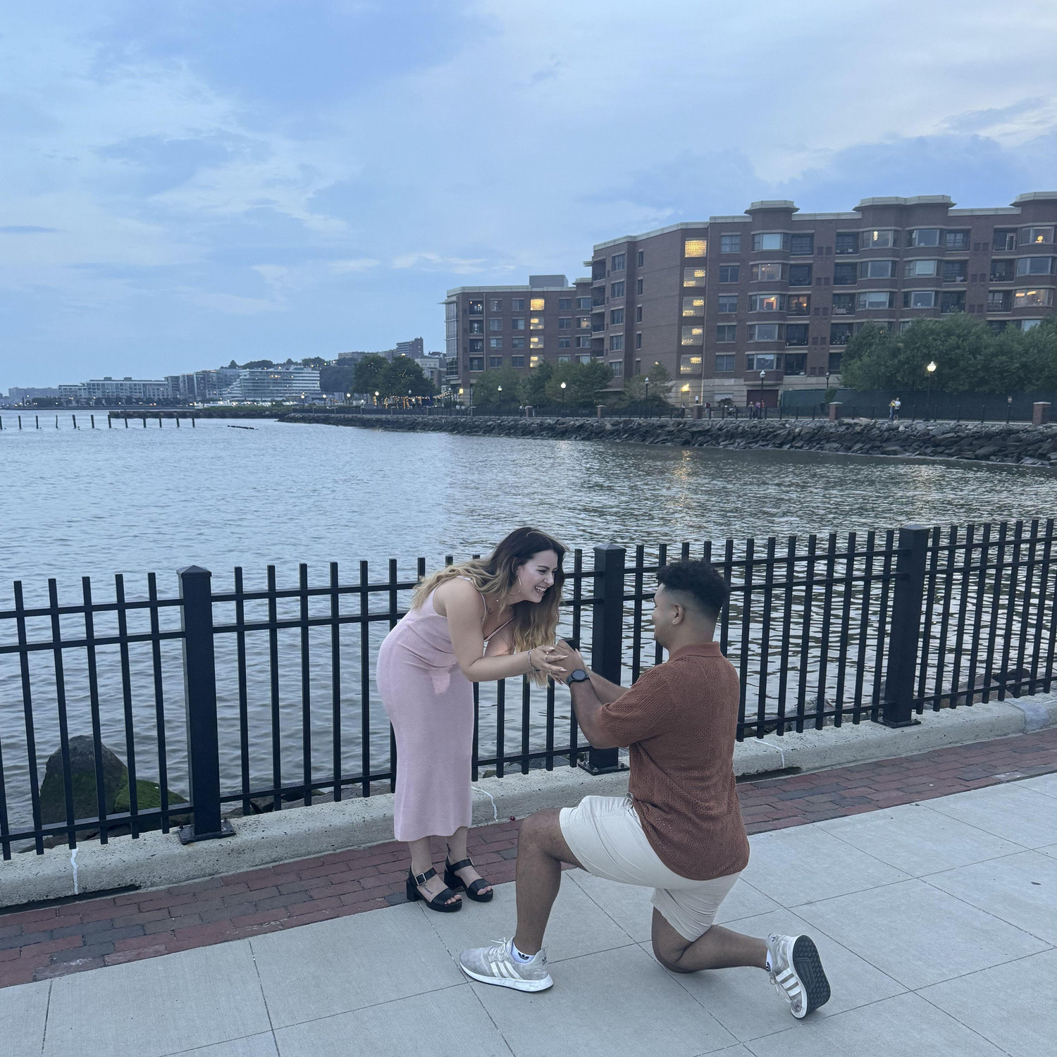 She said "yes!"