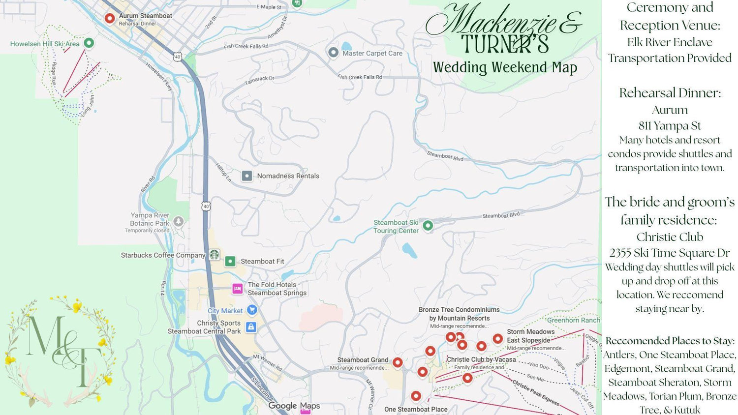 The Wedding Website of Mackenzie Mountain and Turner Hamlin