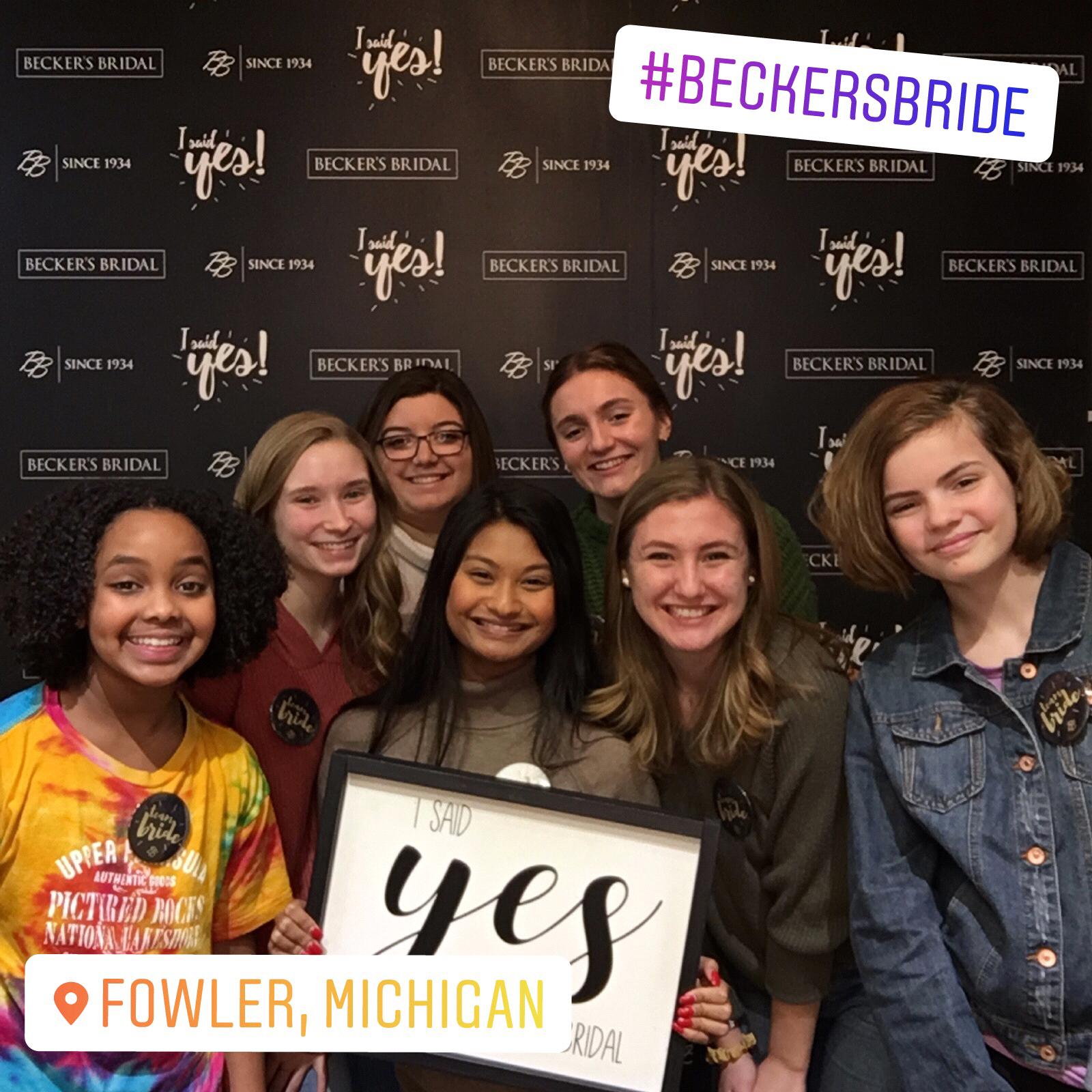 Me & my girls the day I said Yes to the dress!