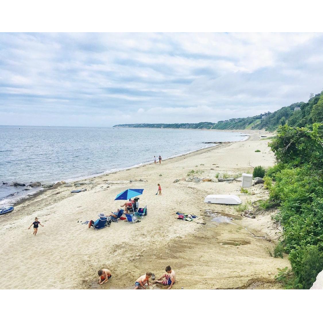 Our beach - Manomet Bluffs - in July